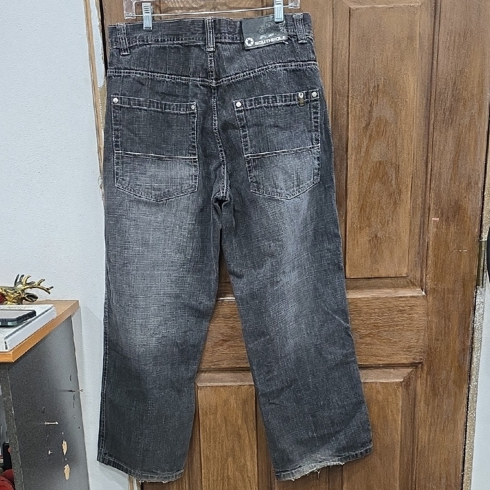 South Pole Dark Gray Relaxed Jeans - Picture 5 of 6
